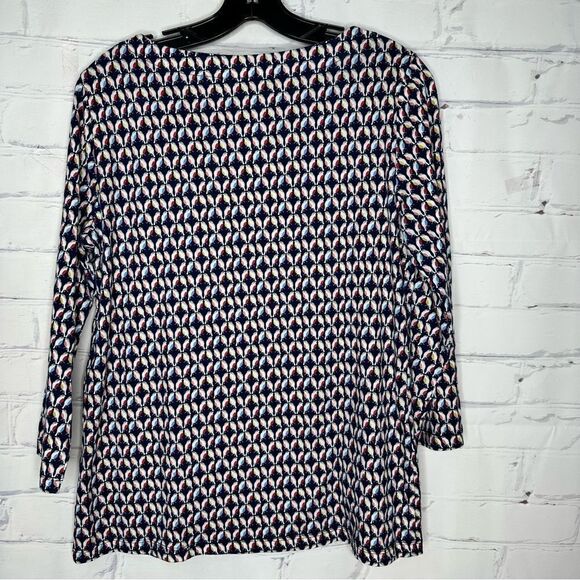 St. John’s Bay medium blue top - Picture 2 of 4